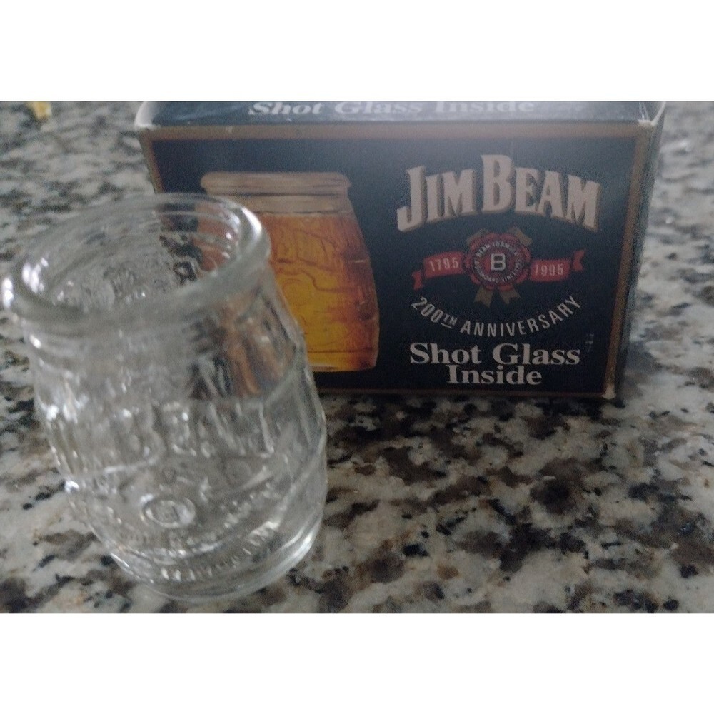 3 JimBeam 200thAnniversaryBarrel ShotGlass